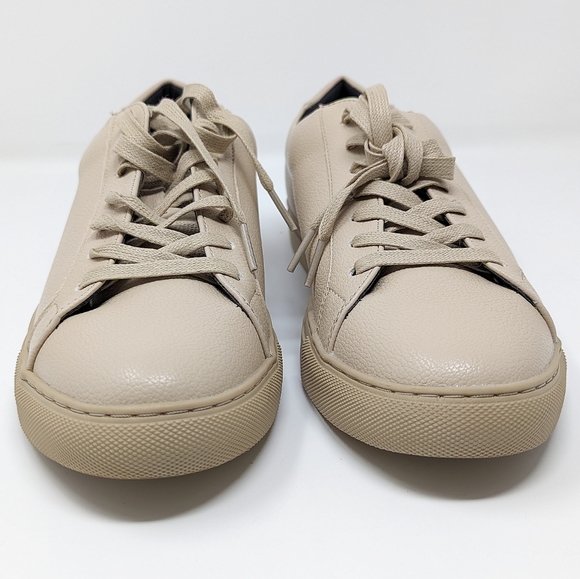 New Alfani Grayson beige vegan sneaker classic tennis style 11.5 - Picture 3 of 8